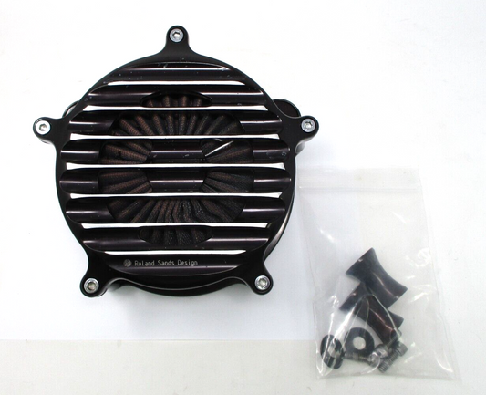 Roland Sands Design - Venturi Nostalgia Air Cleaner for Big Twin, Contrast Cut