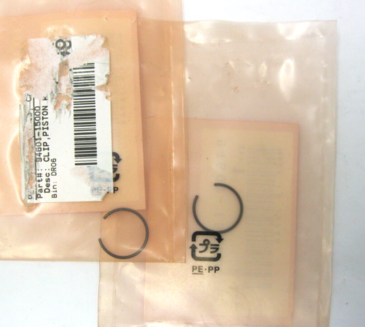 Honda OEM 1980-2016 Piston Pin Retainer Clip (Set of 2)  94601-15000