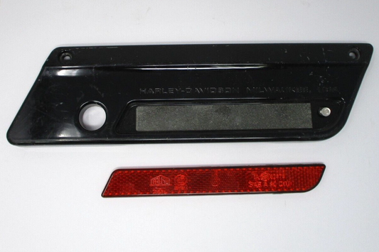 Harley Davidson OEM Touring Saddlebag RH Gloss Black Latch Plate 90601-93A