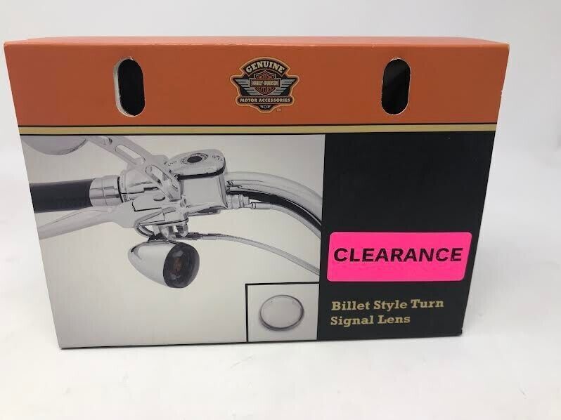 Harley-Davidson OEM Bullet Turn Signal Lens clear 69303-02