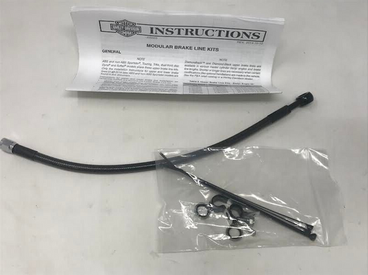 Harley Davidson OEM Diamond-Black Brake Line 41800534