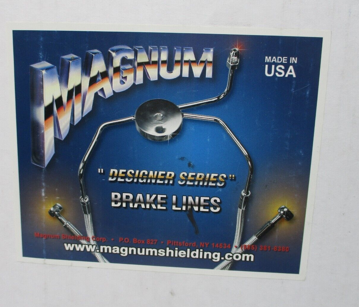 Magnum  Front D Series Brake Cable  Kit Fits '94-'07 FL 1204-3705
