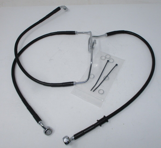 Drag Specialties  Front Brake Line Kit +2 '08-'17 FXDF  1741-2907