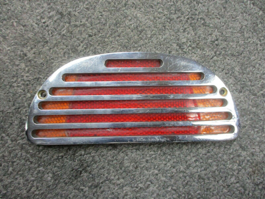 Mid USA Tail Light Lens with Amber Signals Billet Aluminum