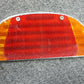 Mid USA Tail Light Lens with Amber Signals Billet Aluminum