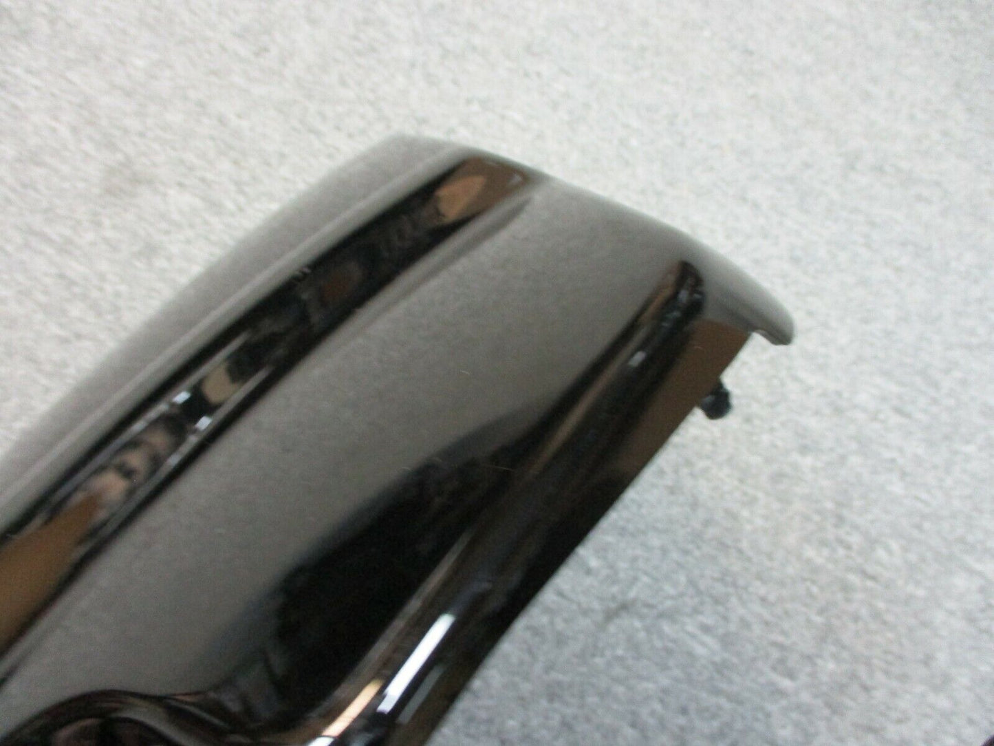 Harley Davidson OEM Right Side Cover Vivid Black with Silver Stripes 66048-09A