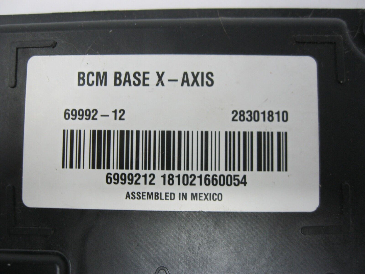 Harley Davidson OEM 12-13 DYNA BCM BASE X-AXIS 69992-12