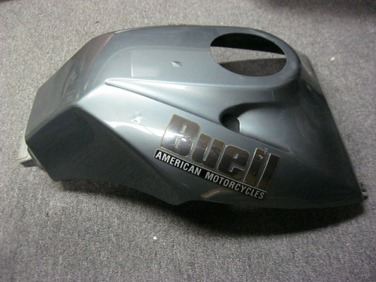 99-02 Buell Lightning X1 Fuel Tank Cover c/w Air Inlet Holes Tab Broken  (X1-2)