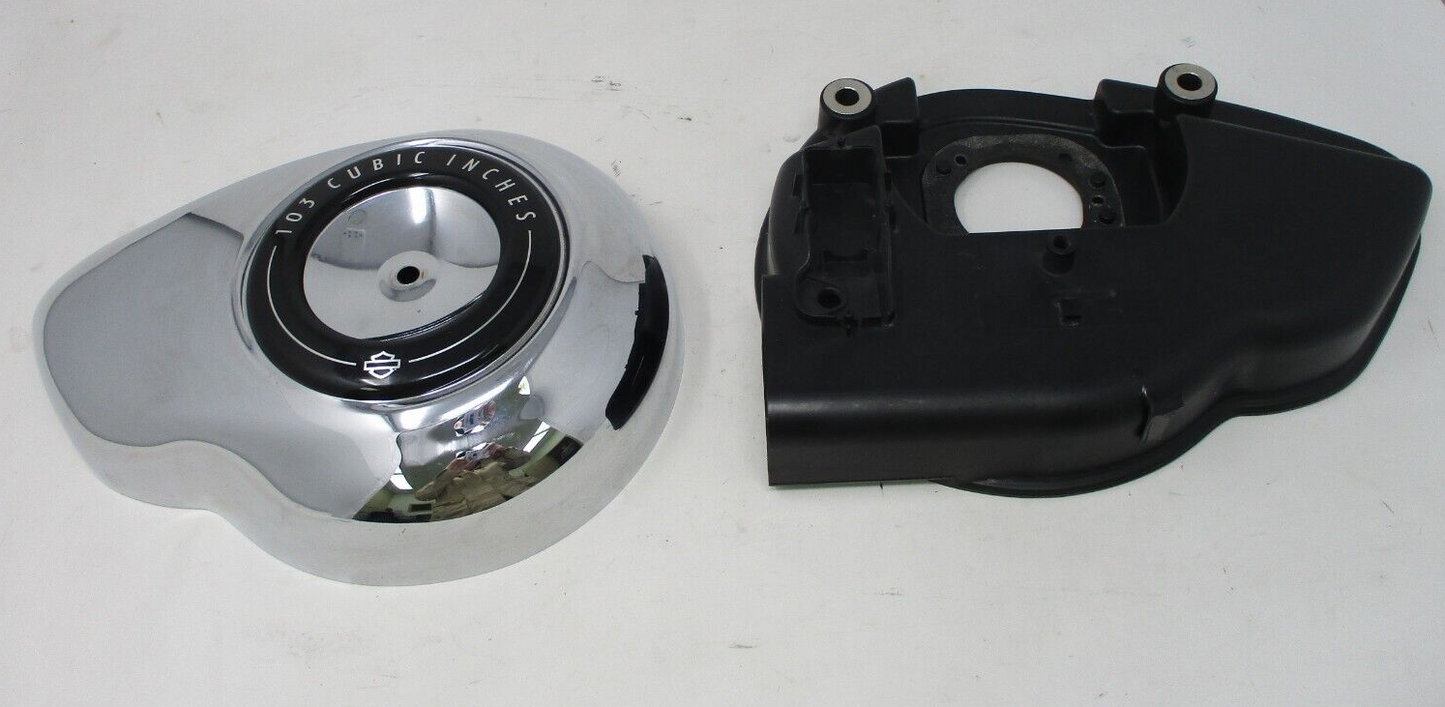 Harley-Davidson Air Cleaner Backing Plate, Cover & Insert 29182-08A