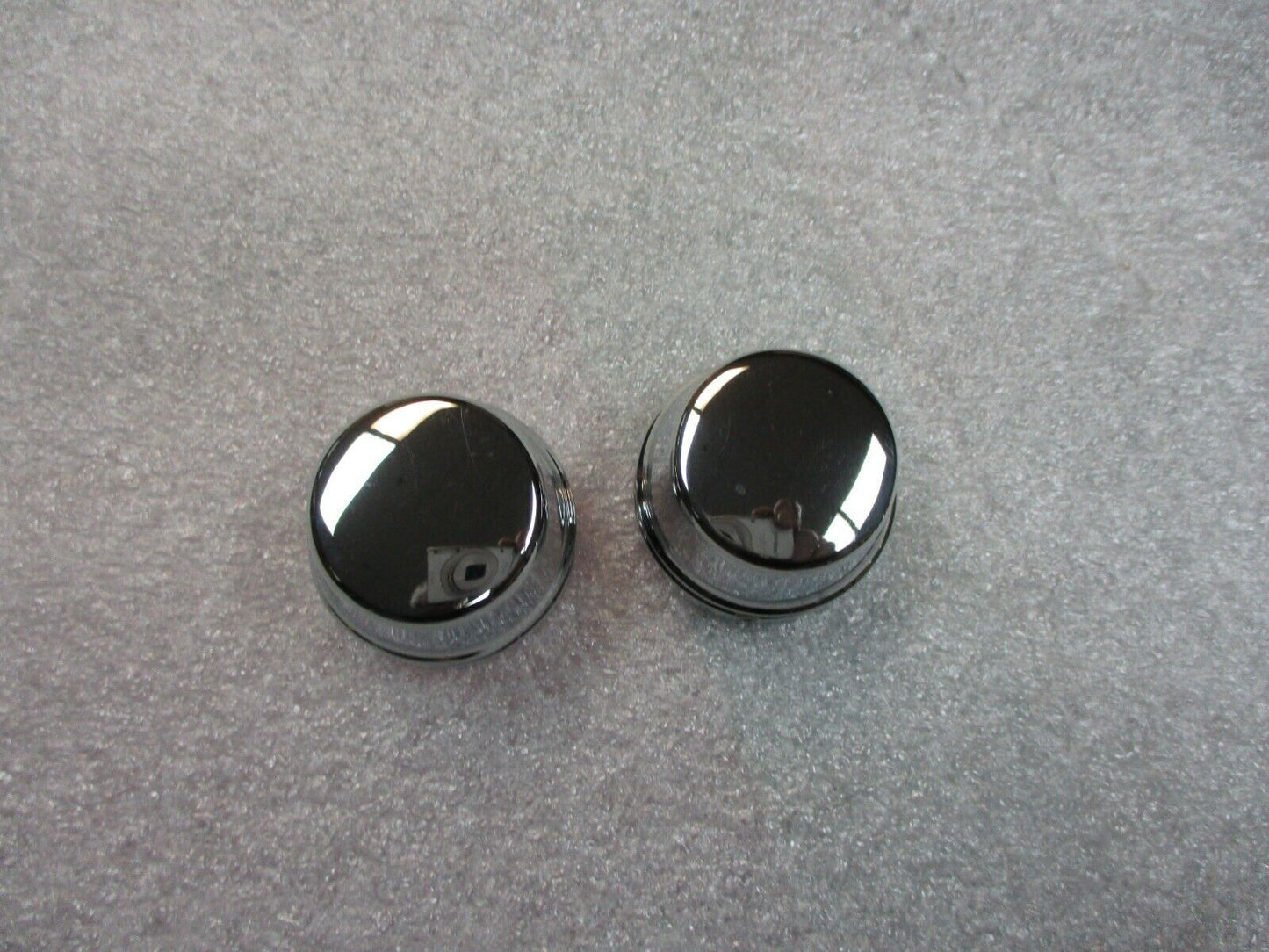 Harley Davidson OEM  Chrome Grooved  Axle Covers
