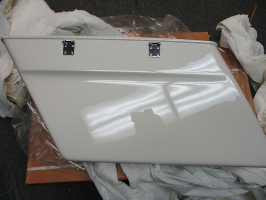 Harley Davidson OEM 1985 FLHTP Left Police Saddlebag Britch White 90613-85AV