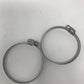 Drag Specialties OEM Stainless Clamps 1.25''-2.25'' 1861-0672