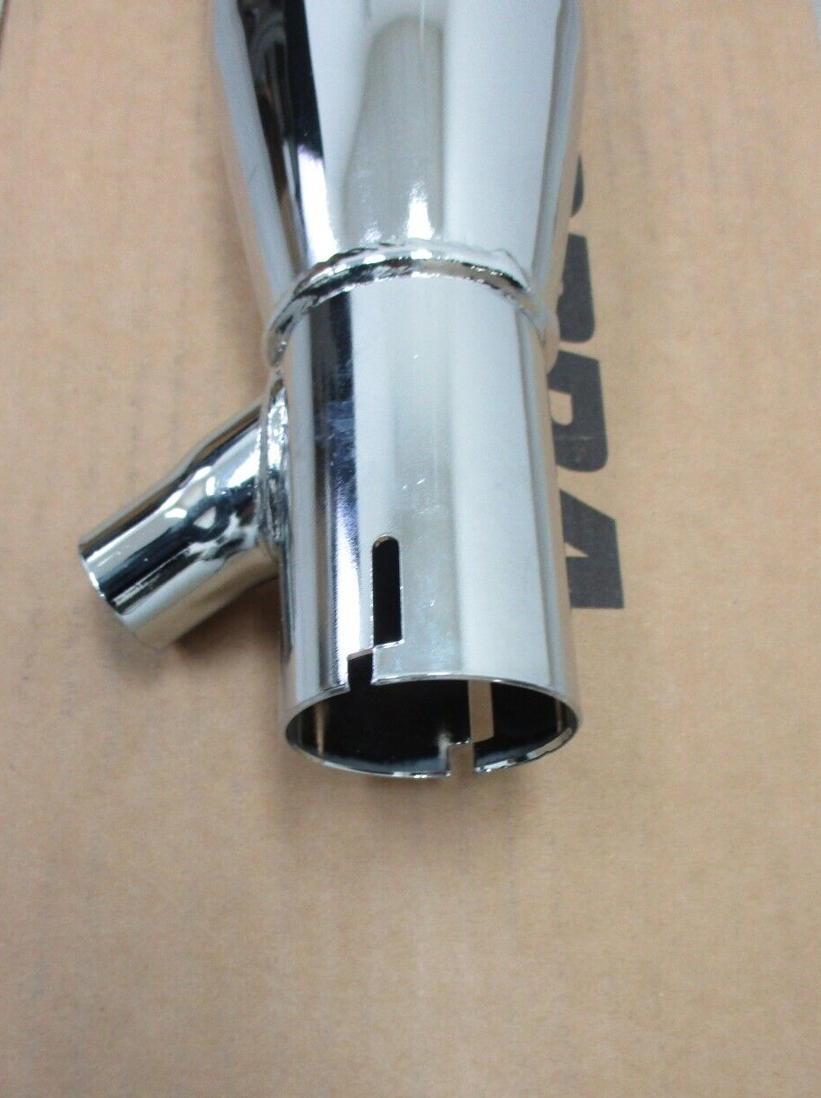 Cobra Front and Rear Chrome Muffler  1801-0709