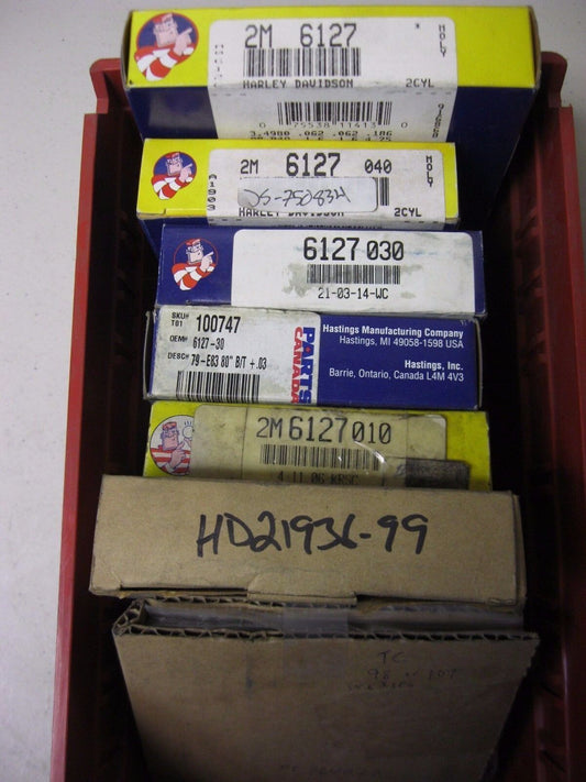LOT OF VARIOUS PISTON RING SETS FOR HARLEY DAVIDSON VARIOUS BRANDS