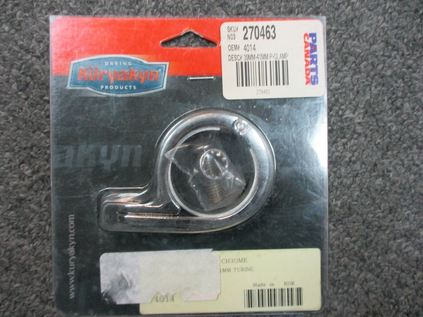 Kuryakyn 4014 Chrome  39MM-41MM P-Clamp