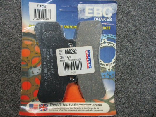 EBC Brakes® Organic FA210 Series Pads (2 pcs)