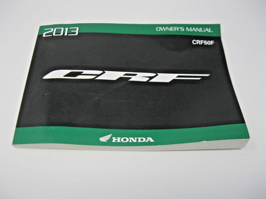 NOS Honda OEM 2013 CRF50F Owners Manual