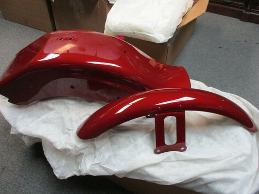 Harley Davidson OEM FXSTI Front & Rear Fender Set Fire Red Pearl 59914-06BXY