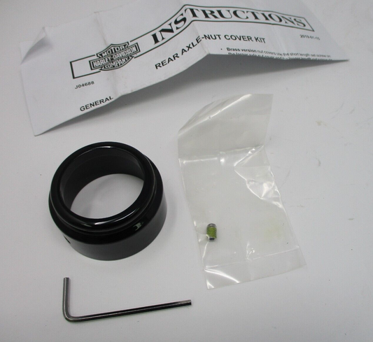 Harley Davidson Rear Right Axle Nut Covers INCOMPLETE 43000109