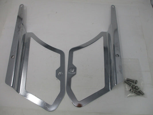 Cobra OEM 00-17 FLST Chrome Saddlebag Supports 602-6100