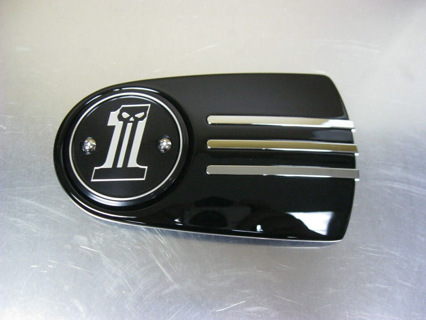 Harley Davidson OEM A/C Trim Kit Dark Custom #1 Logo 61300224