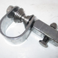 1-1/4" Engine Bar Mount Clamp with Square Foot Peg Mount 1-3/4 Long