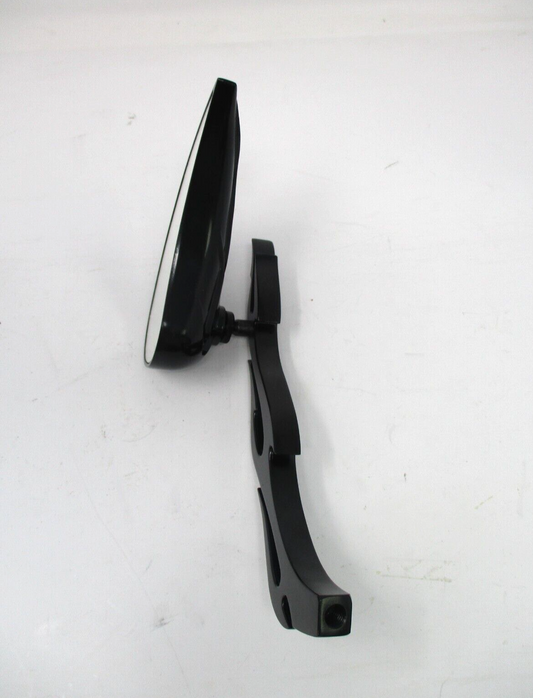 Drag Specialties Flame Teardrop Mirror Flame Stem, Black (6in. L Stem)  0640-028