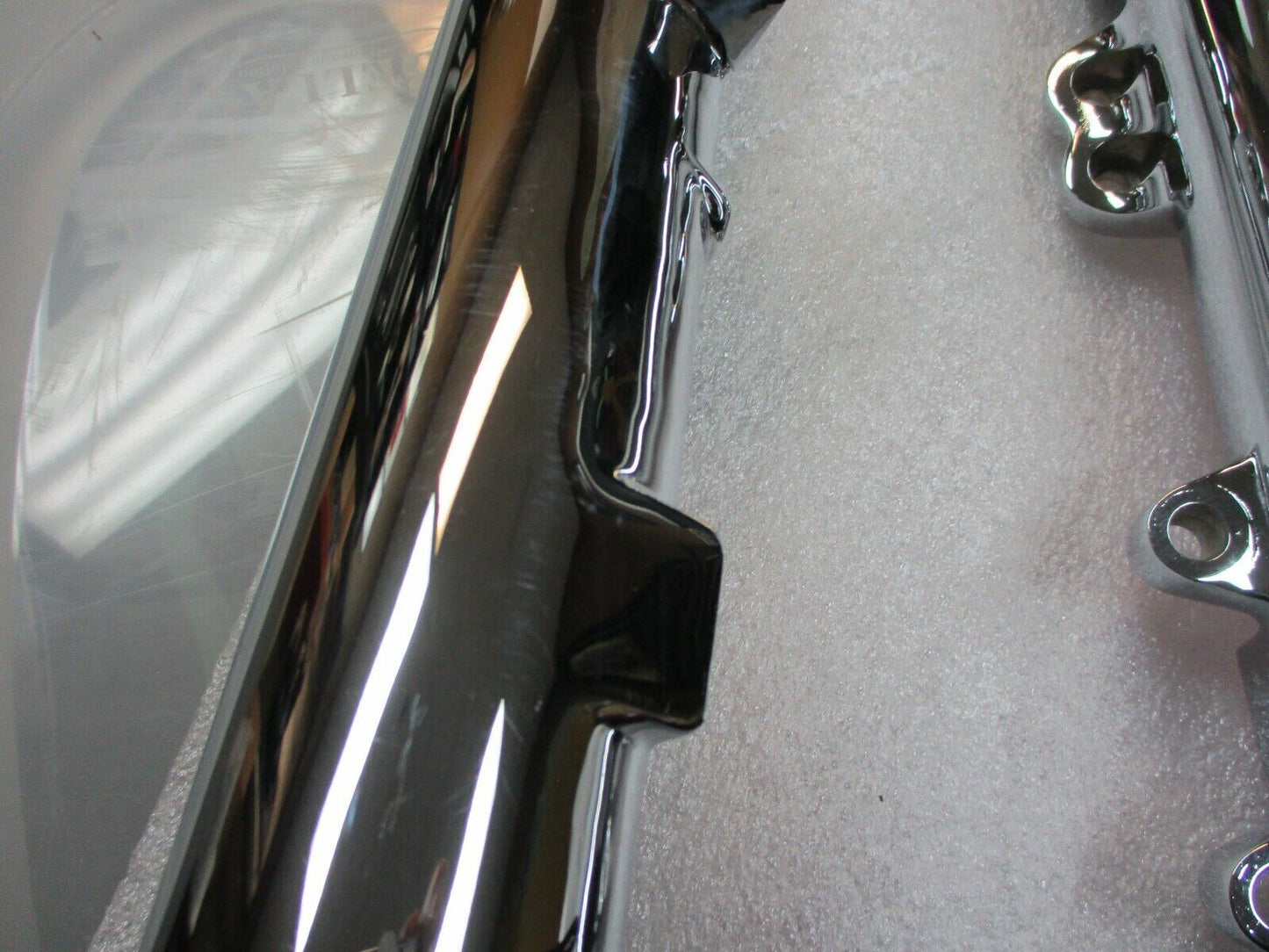 Harley Davidson OEM Dyna Chrome Fork Sliders Single Disc 45947-06, 45948-06