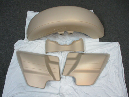 Harley Davidson OEM FLHX F/Fender Side Covers Skirt Sand Camo Denim 58900073DTR