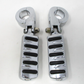 Harley Davidson OEM Chrome Billet Highway Pegs and Mounting Clamps 50957-02C