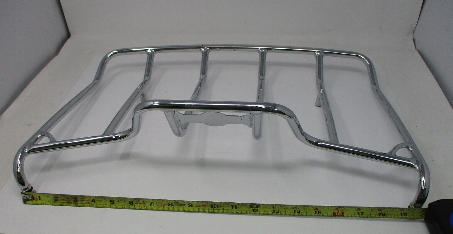 Chrome Tour-Pak Luggage Rack for Harley-Davidson FLHT '80-'90 with KING or ULTRA