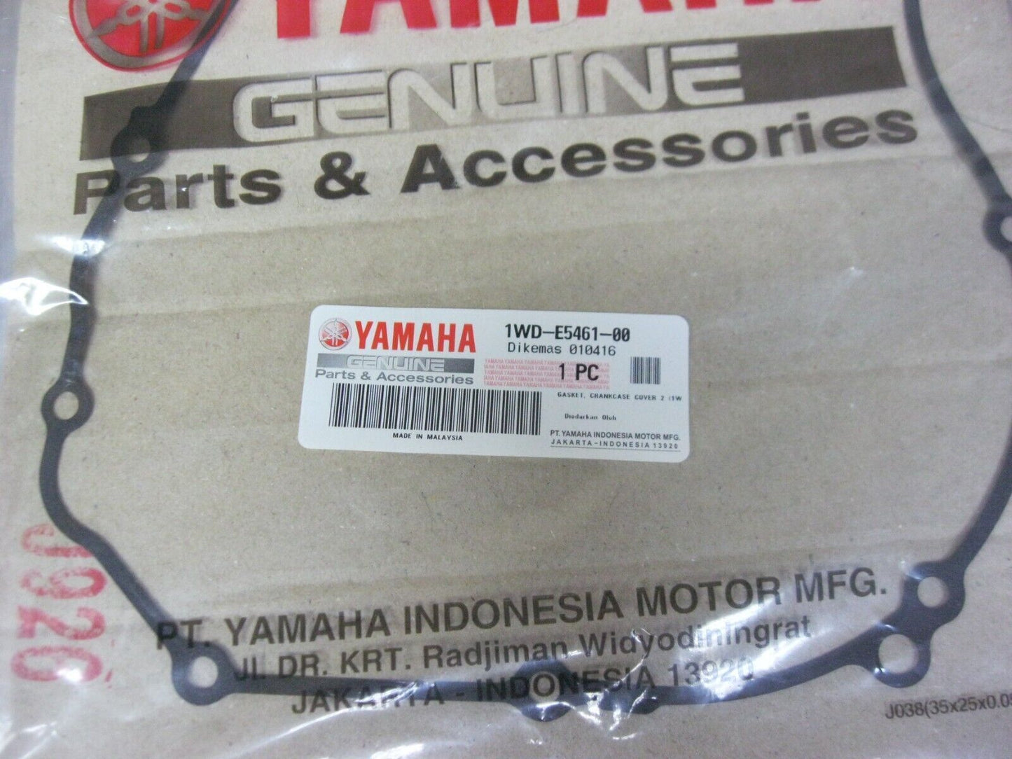 Yamaha OEM Crankcase Cover Gasket 1WD-E5461-00