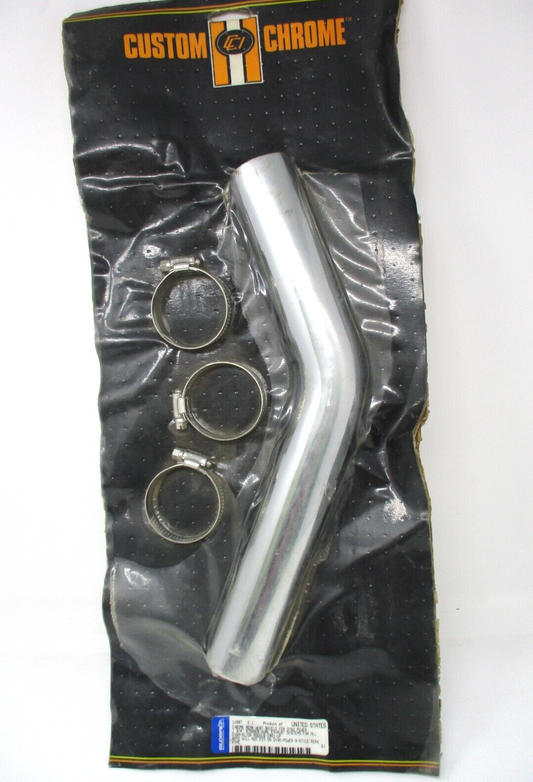 Dyna Chrome Rear Heat Shield for Dyno Power Stagger Dual Exhaust