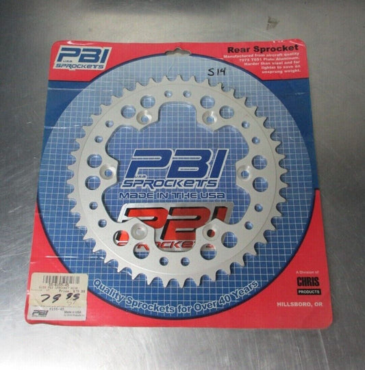 PBI Rear Sprocket for Suzuki RM-125, Kawasaki '03 KLX  55-6155-45