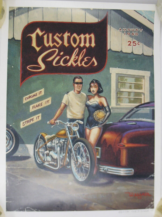Keith Weesner Custom Sickles Signed Print