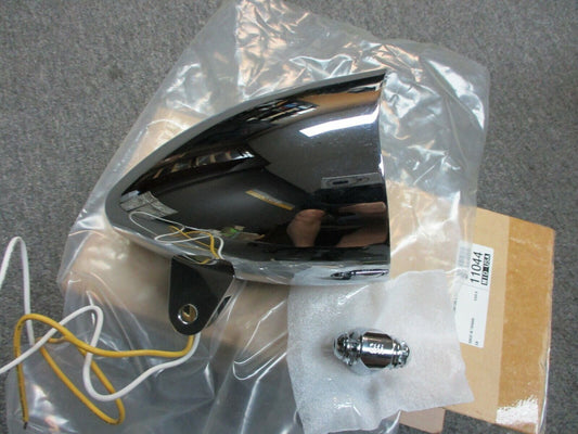 Mid USA Custom Headlight Assembly 11044 Chrome 4 1/2" by 6 1/2" Long