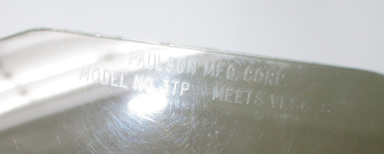Paulson Flat Face Shield Five Snap Smoke 3TP Veso-8  1402200