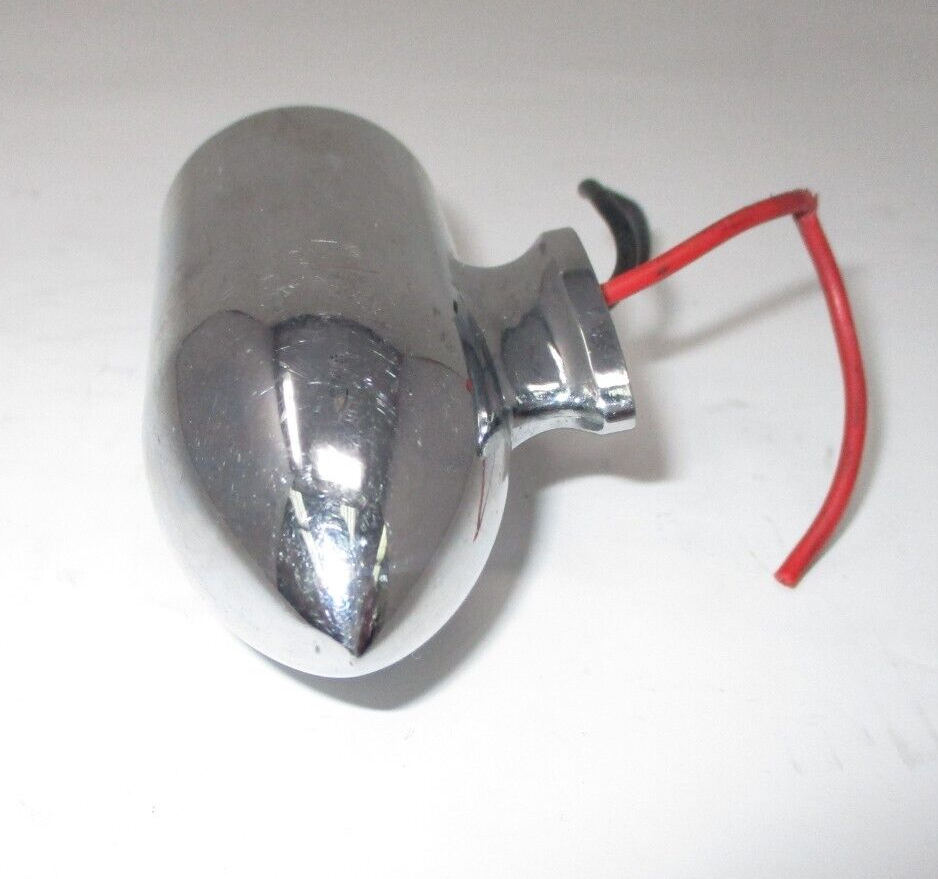 Chrome Mini Bullet Style Motorcycle Turn Signals Unknown Fitment