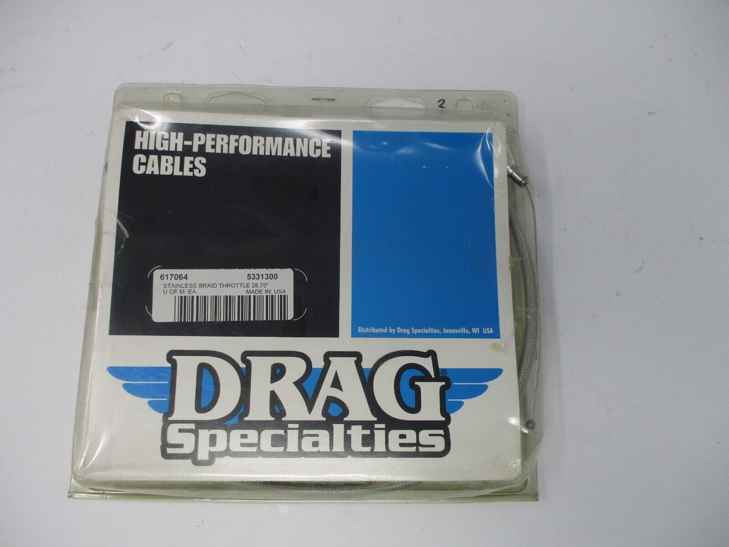 Drag Specialties S/STEEL XL THROTTLE CABLE 617064