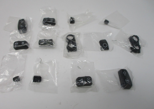 Black Switch Cap Kit for Harley-Davidson Fits '16-Later 13 pcs.