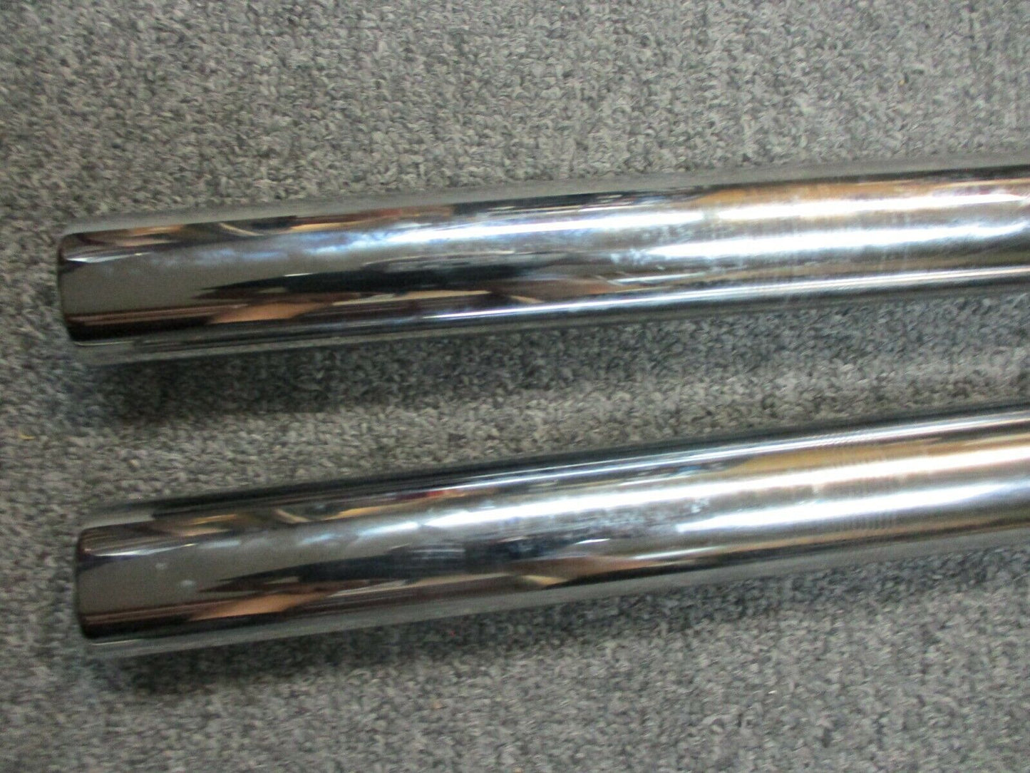 40 MM Fork Tubes 28 1/4 Inch Length Used fits Harley Davidson Models