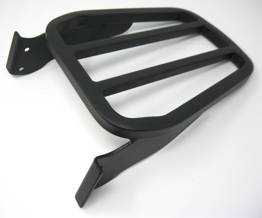 Sissy Bar Mounted Black Luggage Rack for 7.5" Wide Uprights