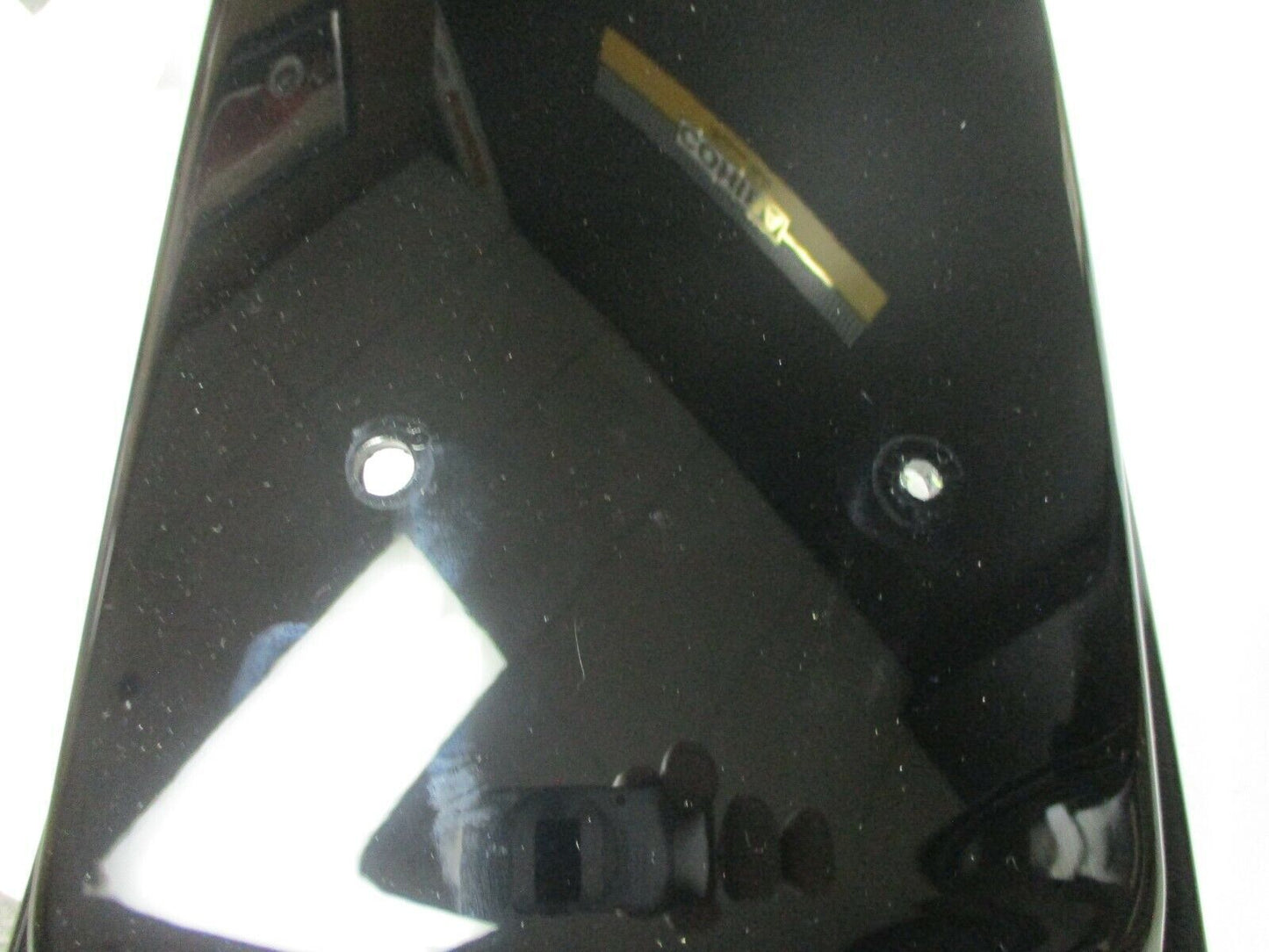 Harley Davidson OEM Right Saddlebag Lid Vivid Black Drilled for Rails 90201056DH