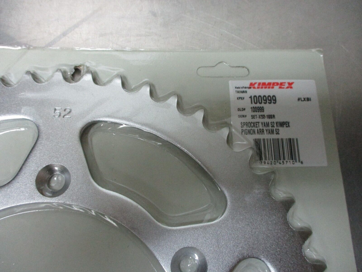 Kimpex - 5ET-X52-10SR, 100999 - R.O.C. Rear Sprocket, 52T