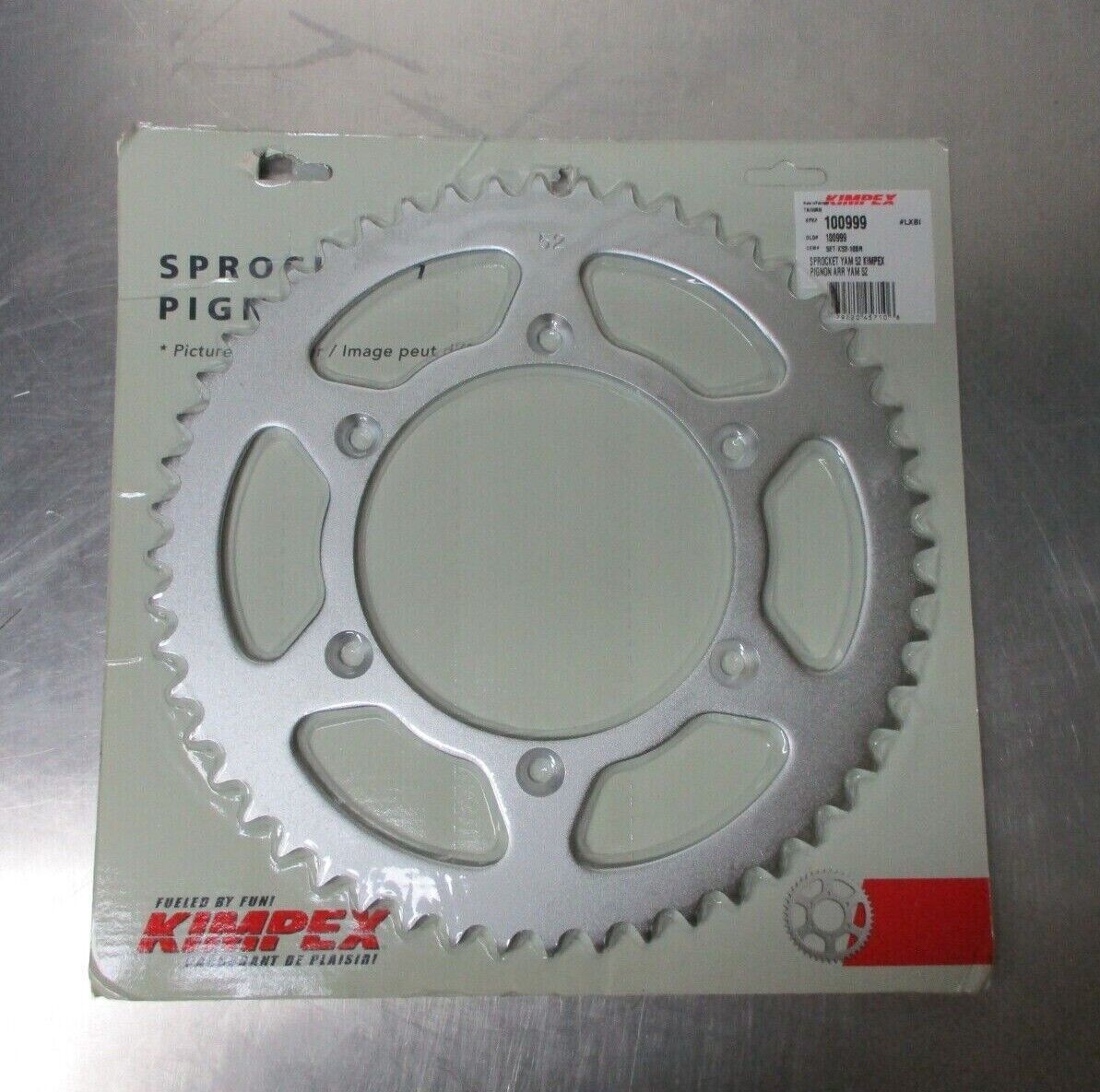 Kimpex - 5ET-X52-10SR, 100999 - R.O.C. Rear Sprocket, 52T