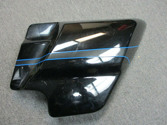 Harley Davidson OEM Right Side Cover Vivid Black with Grey Stripe 66048-09