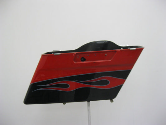 Harley-Davidson OEM RH Saddlebag Red and Black with Flames 79106-03A