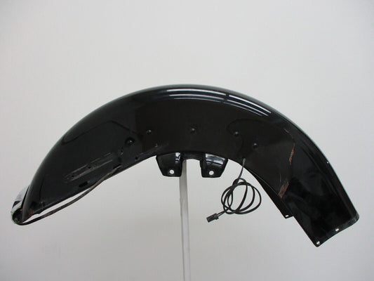 Harley Davidson OEM Touring Front Fender, Pre-2014, Vivid Black w/Pin Stripe