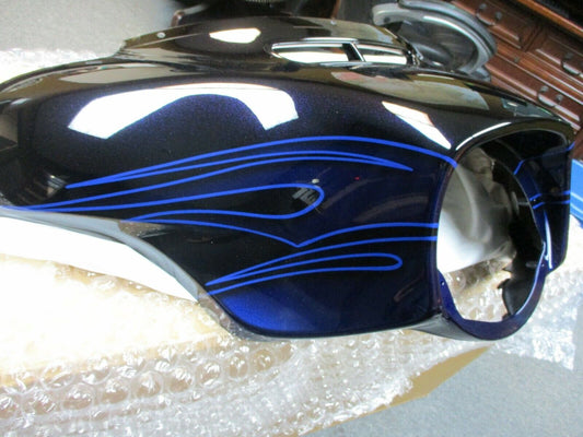 Harley Davidson OEM FLHX Outer Fairing 57000562EBI BLK Black Licorice Colbalt