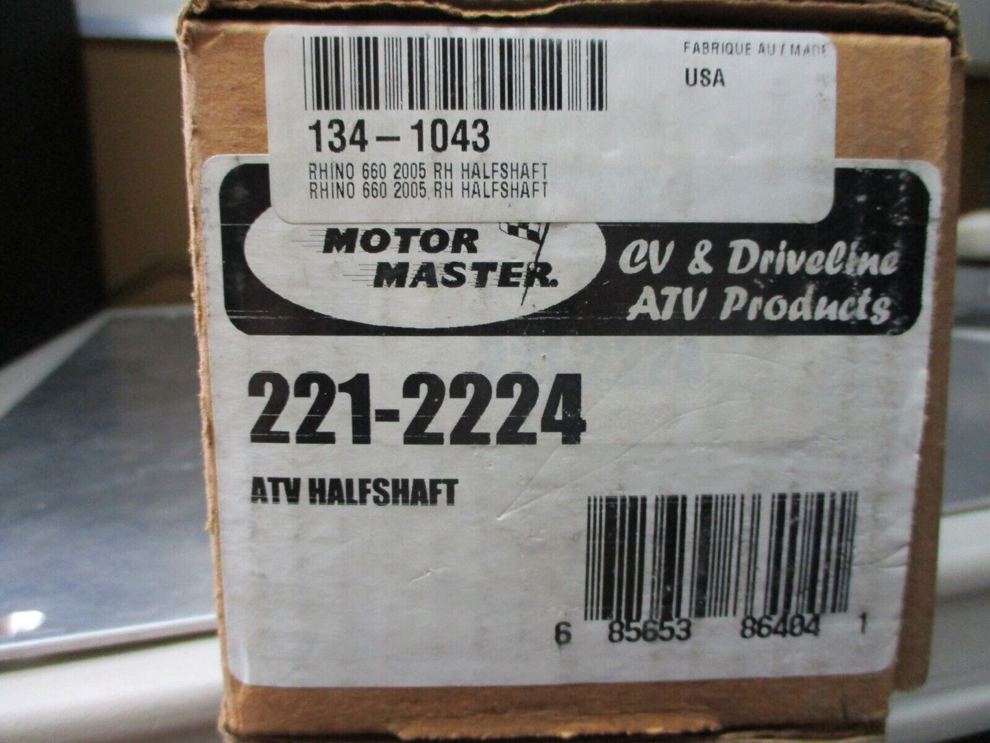 Motor Master ATV Halfshaft Rhino 660 2005 RH; 221-2224